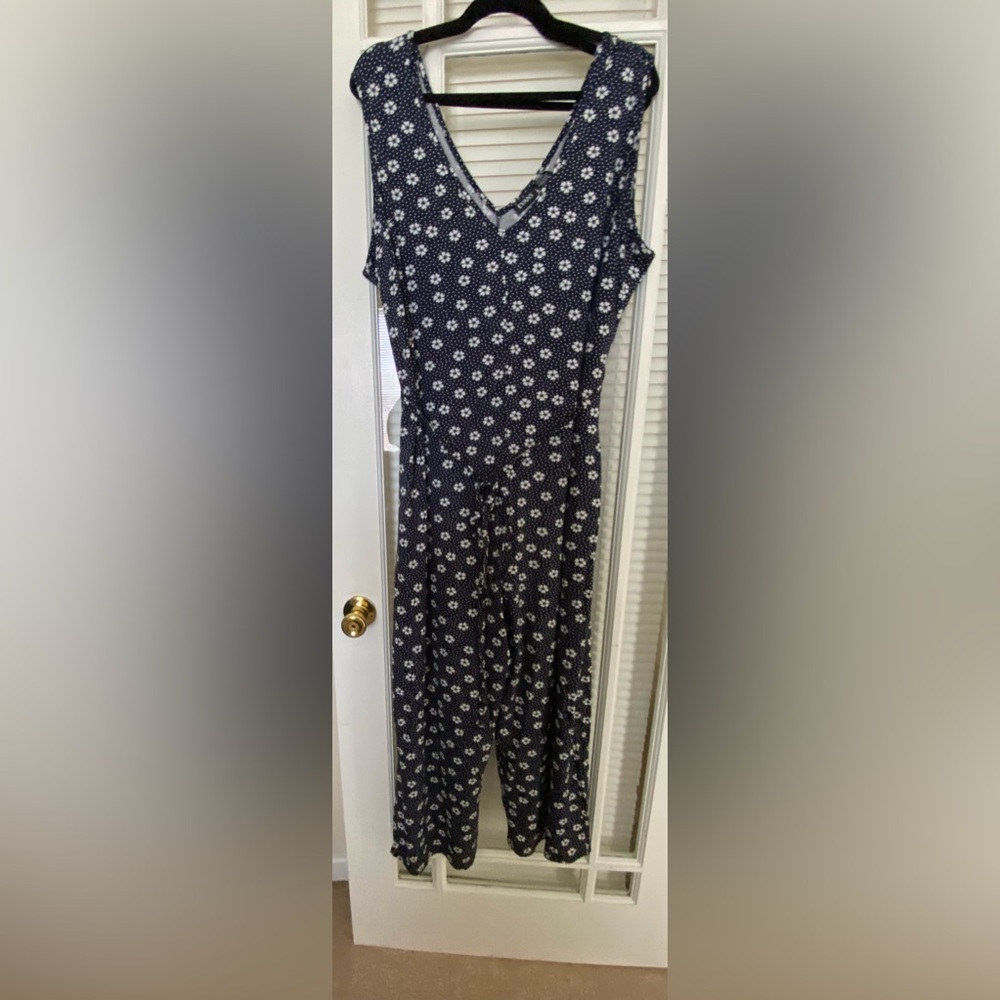 Plus size Printed Pants Jumpsuit